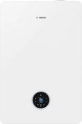 Bosch Condens 5700i WT wall-mounted gas condensing boiler with integrated hot water tank and digital control panel