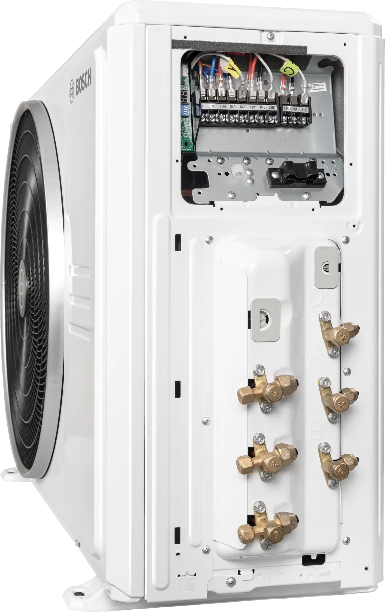Bosch CL5000M air conditioning outdoor unit – detail view