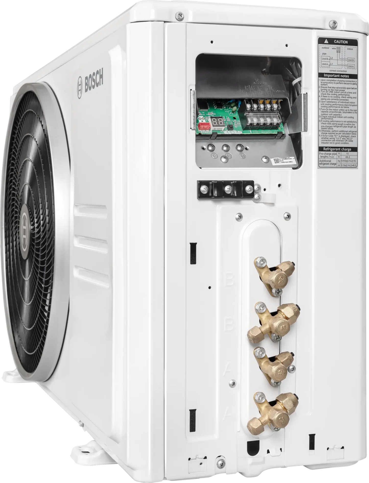Bosch Climate 5000 M CL5000M outdoor inverter multi-split unit for up to 4 indoor connections with energy-efficient R32 refrigerant