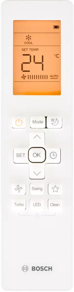 Bosch CL2000 Series air conditioner – remote control