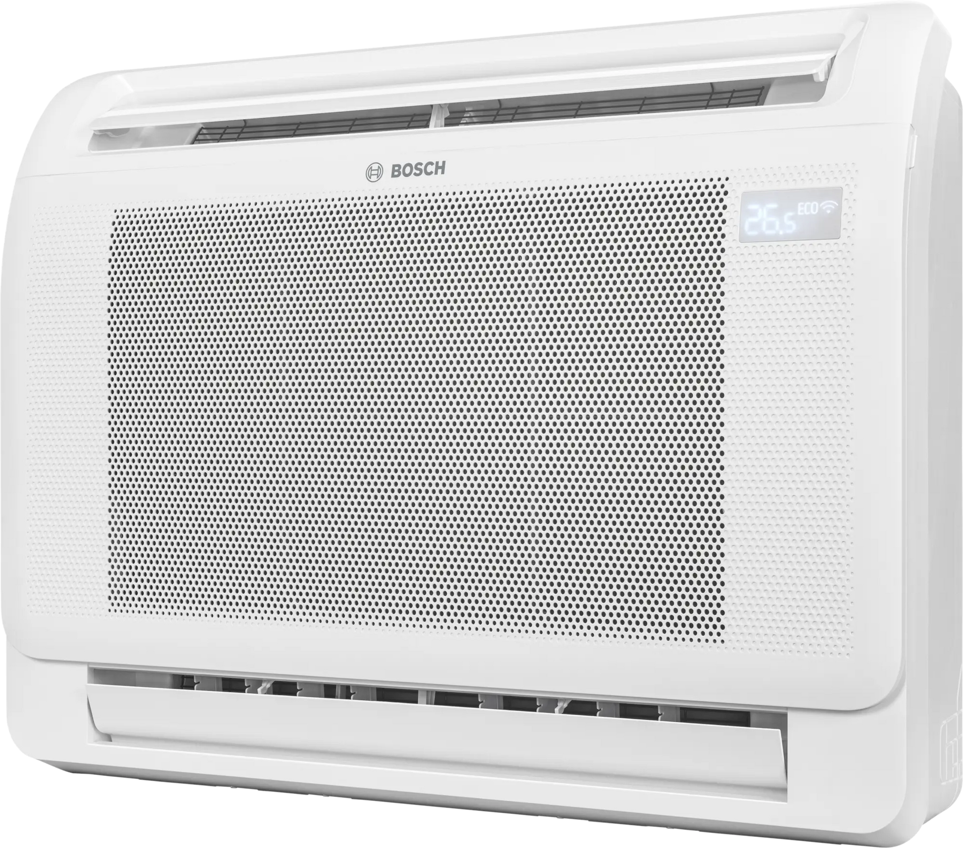 Bosch Climate 5000i M compact indoor console air conditioner with efficient cooling and heating, quiet mode, humidity sensor, and internet connectivity