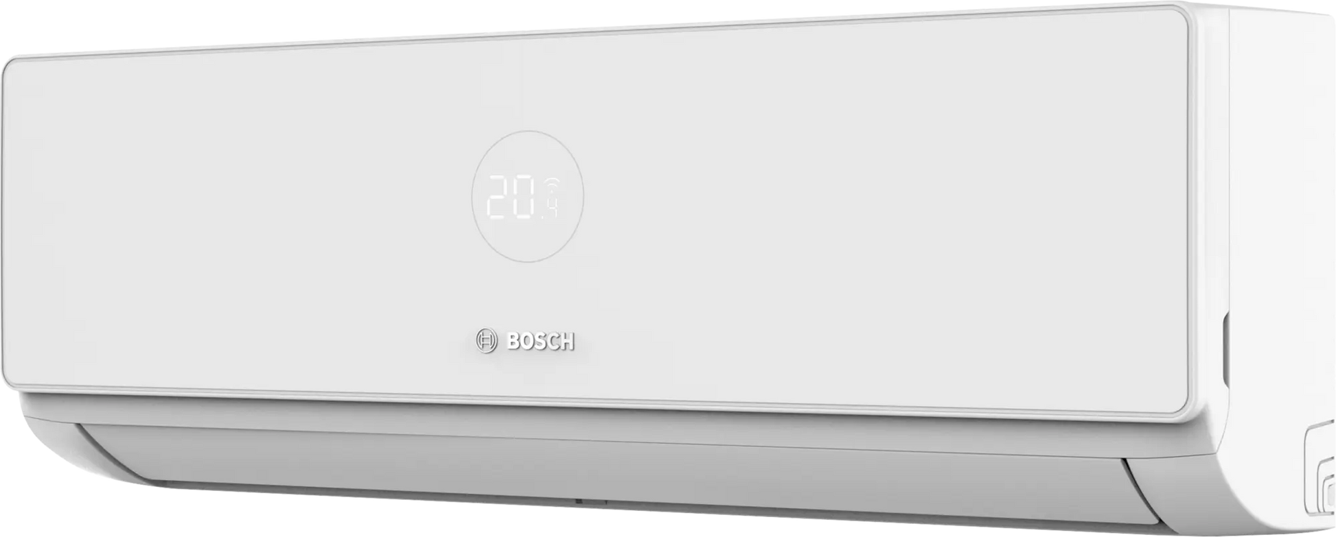 Bosch Climate 4000i inverter air conditioner with 9000 BTU, A++ energy efficiency, 3D airflow, ionizing technology, quiet mode, and smart Wi-Fi control.