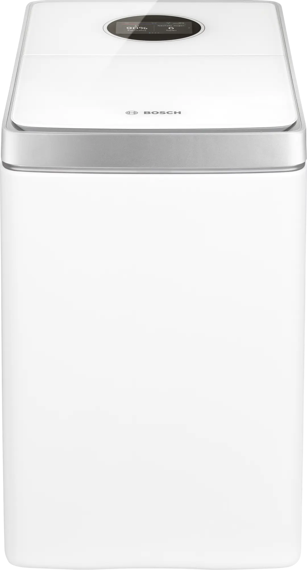 Bosch Aqua 4000 S water softening station with touch display and 26-liter capacity, compact design for household use