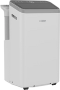 Bosch Cool 5000 mobile air conditioner with inverter technology, energy-efficient cooling, dehumidifying, and ventilation functions.