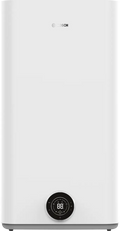 Bosch Tronic 4500 T electric storage water heater with compact square design and energy-saving modes