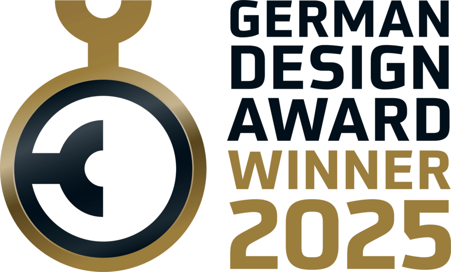 Mobile Air Conditioner Bosch Cool 4000 German Design Award Winner 2025 logo.