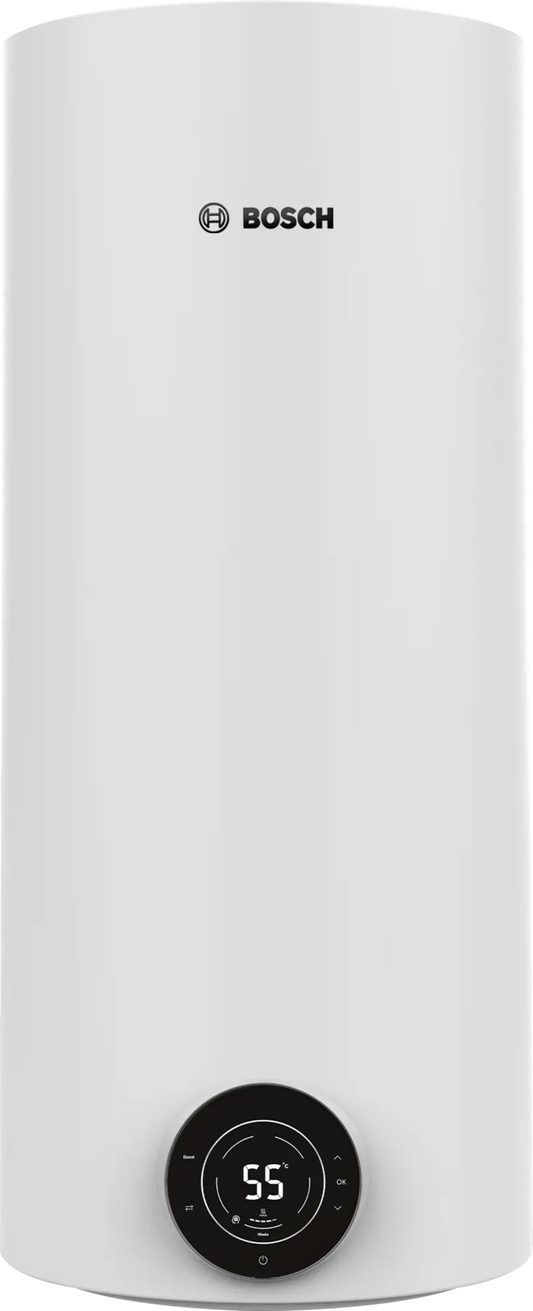 Bosch Tronic 4000 T vertical electric water heater with smart control and energy-efficient design