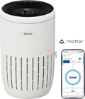 Bosch Air 2000i compact air purifier with 3-layer filtration and app control showing air quality 