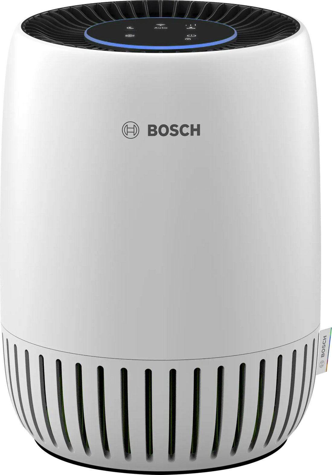 Compact Bosch Air 1000 air purifier with HEPA filter, USB-C charging, and automatic modes for rooms up to 500ft²