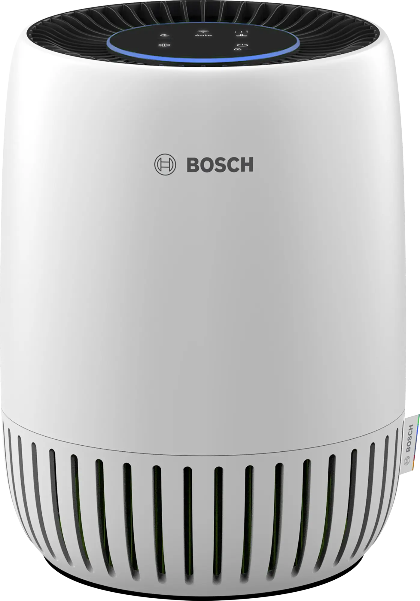 Compact Bosch Air 1000 air purifier with HEPA filter, USB-C charging, and automatic modes for rooms up to 500ft²