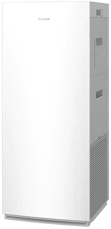 Daikin MCK70ZW STREAMER URURU WiFi air purifier with humidification for large rooms, HEPA filter, dual Flash Streamer technology, deodorizing filter, quiet operation, and Wi-Fi control.