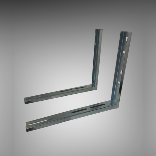 Klimaanlagen-Wandhalter SA13 feuerverzinkt 400×500×2,0 mm – Set 2 Stück bis 40 kg
