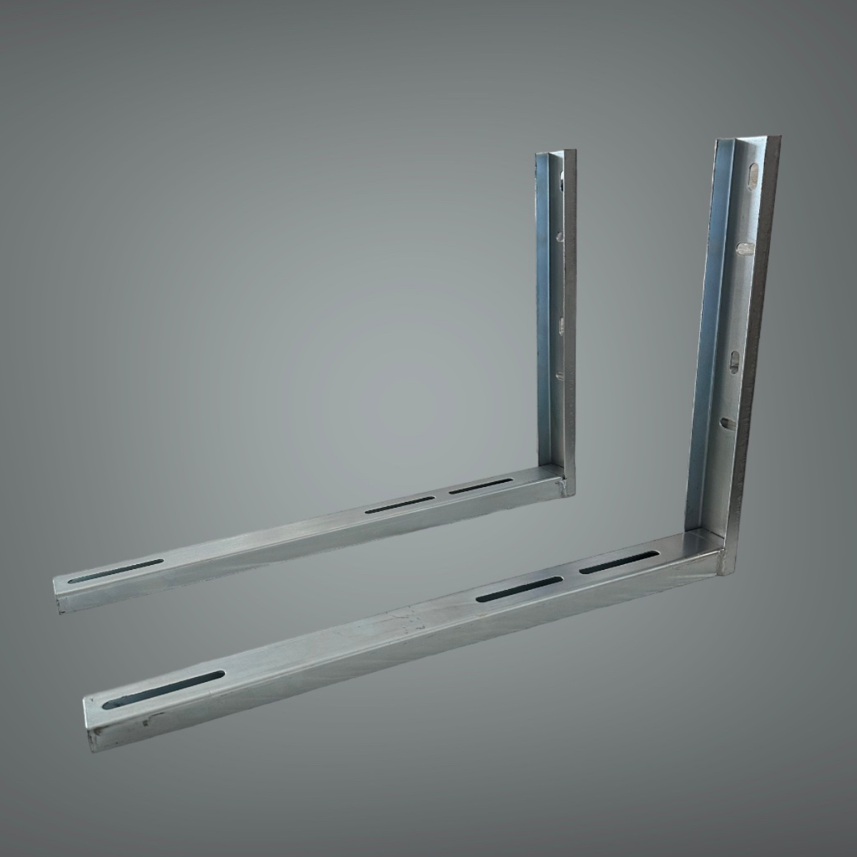 Klimaanlagen-Wandhalter SA16 feuerverzinkt 400×600×2,0 mm – Set 2 Stück bis 40 kg