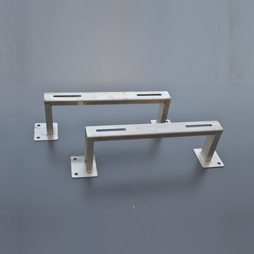 Klimaanlagen-Bodenständer SA63 Edelstahl 450×150×1,5 mm – Set 2 Stück bis 50 kg