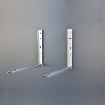 Wärmepumpen-Wandhalter SA69 Edelstahl 500×600×3,0 mm – Set 2 Stück bis 150 kg