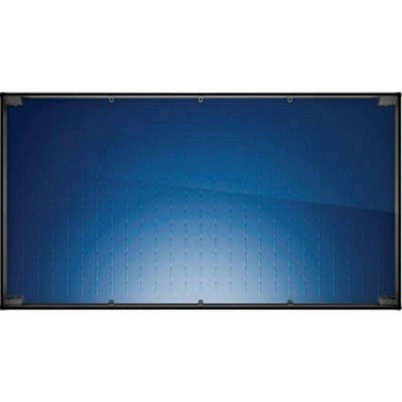 High power selective solar collector Solar 7000 TF with blue coating and copper absorber designed for efficient heat transfer, 2.55 m² surface area.
