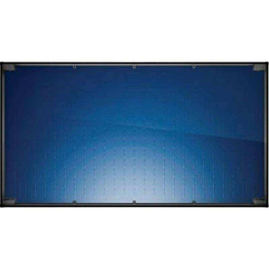 High power selective solar collector Solar 7000 TF with blue coating and copper absorber designed for efficient heat transfer, 2.55 m² surface area.