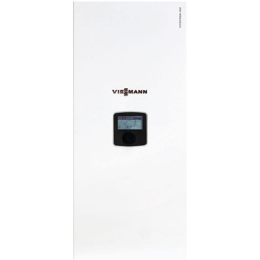 Viessmann VITOTRON 100 VLN3 24 kW electric boiler with digital display and white modern design